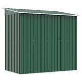 Garden Shed Green Metal 42908