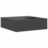 Fire Pit Black 100 x 100 x 30 cm Steel 859000