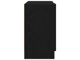 Sideboard Black Oak 120 x 30.5 x 70 cm Engineered Wood 862521