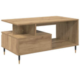 Coffee Table Artisan Oak 90 x 49 x 45 cm Engineered Wood 882706