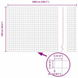 Euro Fence Green 1 x 10 m PVC-coated iron 42004333