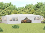 Professional Party Tent with Side Walls 4x9 m White 90 g/m 48529