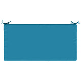 Seat Cushion SOEST 100% Polyester Light blue 120 x 80 x 15 cm 944316