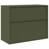 Storage Cabinet Olive Green 90 x 40 x 70 cm Steel 891638