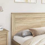 Headboard with Headboard Sonoma Oak 200 cm Engineered Wood 887419