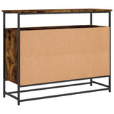 Sideboard Smoked Oak 100x35x80 cm Engineered Wood 835541
