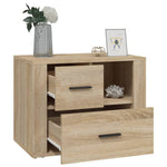 ZNTS Bedside Cabinet Sonoma Oak 60x36x45 cm Engineered Wood 816739