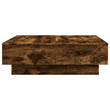 Coffee Table Smoked Oak 90x90x28 cm Engineered Wood 848091