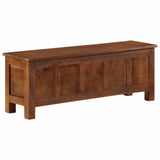 328310 Storage Box 110x30x40 cm Solid Mango Wood