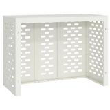 Air Conditioner Cover White 110 x 50 x 80 cm Steel 865905