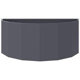 Planter Anthracite 90 x 45 x 35 cm Steel 883691