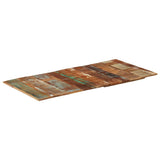 Rectangular Table Top 60x120 cm 15-16 mm Solid Reclaimed Wood 286046