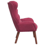 Armchair Wine Red 69 x 74 x 93 cm Velvet 42001892
