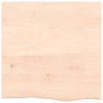 Table Top 60x60x2 cm Untreated Solid Wood Oak 3156287