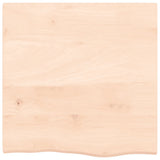 Basin Shelf Wall Mounted Steel and Solid Wood Oak 3302631