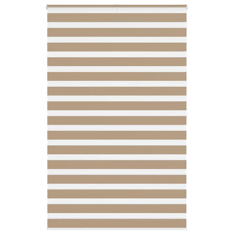 ZNTS Zebra Blind Sand Brown 145x200 cm Fabric Width 140.9 cm Polyester 4014582