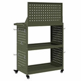 Tool Trolley Olive Green 65 x 35 x 111 cm Cold-rolled Steel 874549