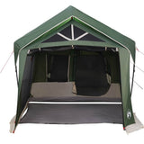 Family Tent Green and White 620 x 322 x 240 cm Polyester 4100697