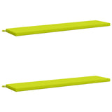 2-Piece Bench Cushions SOEST 2 pcs 100% Polyester Bright Green 949109