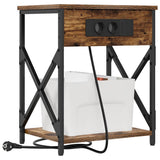 Bedside Cabinet 2 pcs Smoked Oak 41 x 31 x 51 cm 859510