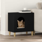 Cat House Black 51 x 30 x 52 cm Engineered Wood 8000663