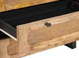 Sideboard 3 pcs Brown 180 x 33 x 75 cm Solid Mango Wood 3310059