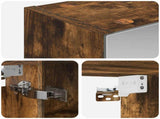 Bathroom Mirror Cabinet Smoked Oak 50 x 14.5 x 70 cm 889051