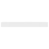 Floating Wall Shelves with Drawers 2 pcs White 80 cm 276002