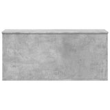 Storage Box Concrete Grey 100x42x46 cm Engineered Wood 840663