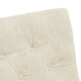 Dining Chairs with Wheels 2 pcs Cream 58 x 67 x 97 cm Velvet 42017873