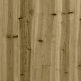 Middle Sofa with Cushions Impregnated Wood Pine 825435