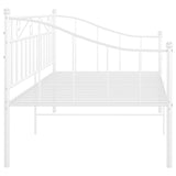 Sofa Bed Frame White Powder-coated metal Single 324774