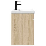 Bathroom Vanity Unit with Tap Sonoma Oak 61 x 40 x 74.5 cm 889539