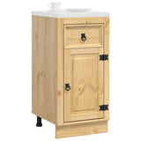 Cabinet SKI Honey Brown 40 x 46 x 81.5 cm Solid Pine Wood 42007561