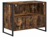 Bathroom Cabinet Smoke Oak 60 x 30 x 60 cm Engineered Wood 886488