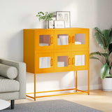 Sideboard Mustard Yellow 100.5x39x107 cm Cold-rolled Steel 853425