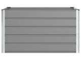 Planter Light Grey 100 x 100 x 75 cm Steel 42018131