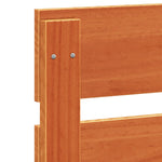 ZNTS Headboard Wax Brown 180 cm Solid Wood Pine 844448