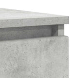 Sideboard with Drawers Concrete Grey 100.5x35x76 cm Engineered Wood 3328447