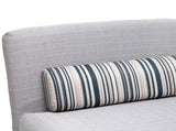 Single Sofa Bed, 1 Person Sleeper Foldable Lounge with Pillow, Grey T3398P328104