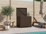 Cushion Box 55 x 55 x 69 cm steel 42026740