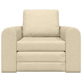 Sofa Bed Cream 98 x 71 x 83 cm Fabric 4106661