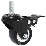 24 pcs Swivel Casters with Brakes 50 mm 277934