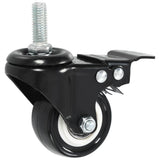24 pcs Swivel Casters with Brakes 50 mm 277934