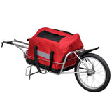 Bike Trailer One-wheel with Storage Bag 90621