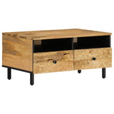 Coffee Table 80x54x40 cm Solid Wood Mango 356904