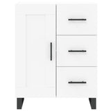 Highboard White 69.5x34x180 cm Engineered Wood 3196035