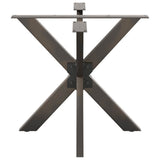 Dining Table Leg Spider Shape Black 85x85x cm Steel 4013123