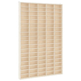 Wooden Collector's Display Case with 90 Compartments 50.5x4.5x79cm 4017379
