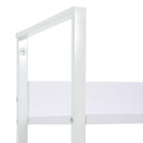 4-Layer Book Shelf White 60x27.6x124.5 cm Engineered Wood 288224